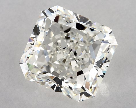 GIA 4.02 Carat H-VS2 Ideal Cut Square Radiant Diamond